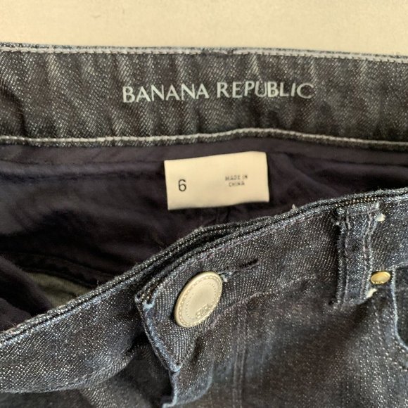 Banana Republic Jeans womens 6 flare leg blue Trousers 30 x 29 - Picture 2 of 7